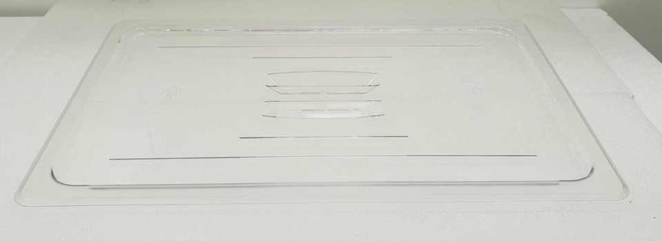 Polycarbonate Clear GN 1/1 - Lid - New - $14.50 + GST