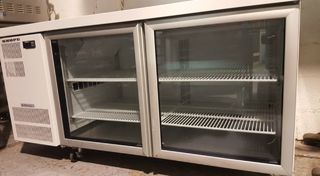 Skope 2 Glass Door Under Counter Chiller - New - $3567.50 + GST