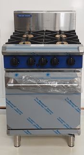 Blue Seal 4 Burner with Static Oven - New - $5595 + GST 