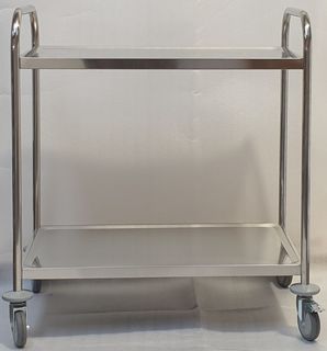 Stainless Steel 2 Tier Trolley - New - $265 + GST