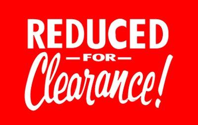 Clearance items