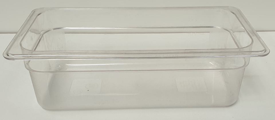 Polycarbonate Clear GN Food Pan 1/3 - 100mm - New - $13.90 + GST