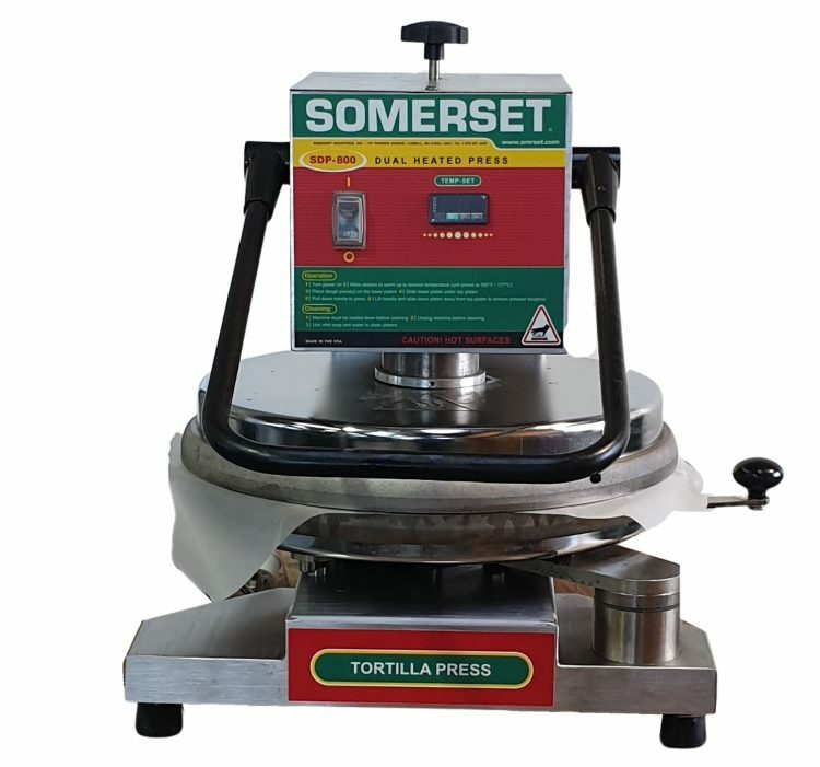 Somerset Tortilla / Dough Press Dual Heated Press - Used - 15amp - $1850 + GST
