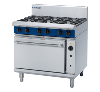 Blue Seal 6 Burner with Gas Convection Oven - New - Nat Gas or LPG - $10950 + GST