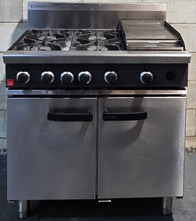 Cobra 4 Burner and Griddle Range with Static Oven - Used - LPG - $2495 + GST